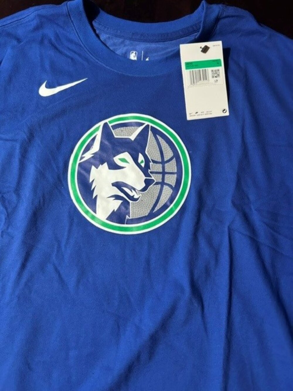 Nike Minnesota Timberwolves Size XL tshirt